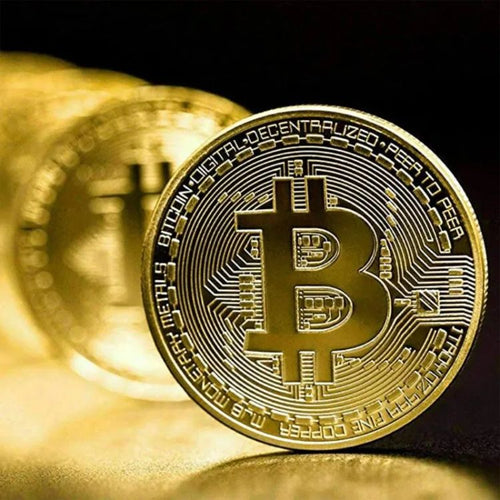 Metal BTC Coin